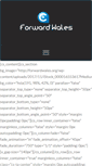 Mobile Screenshot of forwardwales.org