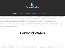 Tablet Screenshot of forwardwales.org